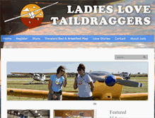 Tablet Screenshot of ladieslovetaildraggers.com